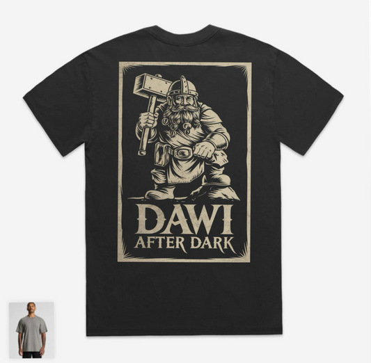 Dawi : faded heavy oversized tee